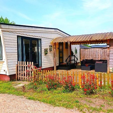 *Butterfly* Heerlijke Chalet Met Omheinde Tuin In Bosrijke Omgeving. Anloo Exterior foto